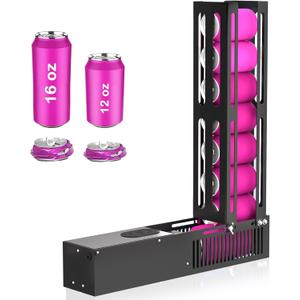 YOTAN Electric Can Crusher, 8oz&12oz&16oz Automatic Can Crusher, Can Fill 8 Cans at a Time, Automatic Can Eject, Heavy Duty Can Crushers for Recycling Aluminum Seltzer,Cola,Beer Cans