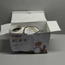 Juicer Machines, 2-in-1 Cold Press Juicer for Juice & Sorbet, suit for Vegetable and Fruit with 5-Inch Wide Chute, Powerful Masticating//High-Yield High Nutrients/Rev Mode/Easier Clean (Off-white)