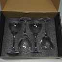 Nick and Nora Cocktail Glasses, 5.8Oz Hand Blown Martini Glasses Set of 4, 100% Lead-Free Crystal Coupe Glassware, Small Cocktail Glasses for Manhattan, Cosmopolitan, Espresso with Gift Box