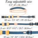 Pettsie Adjustable Dog Bow Tie Collar with Matching Owner Friendship Bracelet  Stylish & Durable Pet Accessory, Soft Hemp & Cotton, Secure D-Ring, Gift-Ready Set, Small, Blue