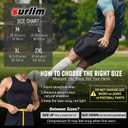 Surlim 5-Pad Football Compression Girdle/Shorts, Football Padded Shorts, Football Girdle Hip and Thigh Protector XL