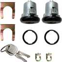 New Lockcraft Black Door Lock Cylinder for Chevrolet Truck / C10 1965-1987