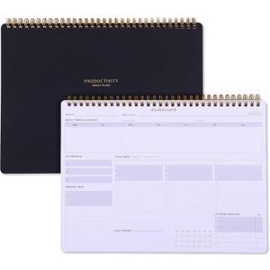 Weekly Academic Planner for Student - 54 Weeks Spiral Dashboard Desk Pad Is The Perfect Organizer for Managing Your School & Personal Life - Study Planner for Year Productivity