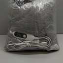 Heated Blanket Electric Blanket,Cozy Faux Rabbit Fur & Soft Flannel Warm Heater Throw Blanket with 5 Fast Heating Levels &10Hours Auto-Off Over-Heat Protection50" x 60" (Grey)