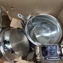 Cuisinart Chefs Classic 11-Piece Stainless Steel Pots and Pans Set, Cookware Set Compatible with Induction, Electric, Gas Cooktops, Aluminum Core for Even Heat, Cool Grip Handles, Dishwasher Safe
