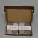 16 Pack Scented Colored Tealight Candles, Natural Soy Tealight Candles, Ideal for Customers Seeking for Subtle, Refreshing Scent Experience, Citrus Floral Scented, 3 Hour Burn Time, Brown