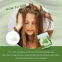 Hydrating Curl Cream with Coconut Oil for Curly Hair, Curl Defining Cream Enhances Waves for Women, Reduce Frizz, Define Textures, Curly Hair Products, 8.8oz