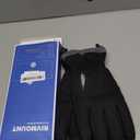 rivmount Winter Waterproof Ski Snow Warm Gloves for Women Men, Windproof Cold Weather Thermal with Touchscreen Fingers, for Running Driving Cycling Hiking Biking Outdoor Sports Daily Work (Medium, Black)