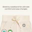 MON CHOU Organic Cotton Joggers - 100% Pima Cotton Baby Pants - Lightweight and Breathable Infant Pants for All Seasons (Green)