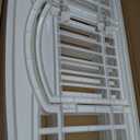 IRIS USA 24" 4-Panel Dog Playpen with Door, 35 x 35 x 24, Puppy Playpen, Dog Play Pen Indoors, Pet Fence, Puppies/Small Dogs, White