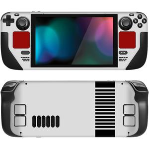 PlayVital Full Set Protective Skin Decal for Steam Deck LCD, Custom Stickers Vinyl Cover for Steam Deck OLED - Classics NES Style