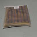 Dorachic Striped Brown Pillow Covers, Mid Century Modern Throw Pillows 18x18, Velvet Accent Pillows for Bed Couch
