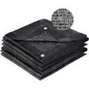 LOVE STORY 9'x17' 55% Black Shade Cloth Sun Shade Net with Grommets Sunblock Net Mesh Tarp for Garden,Plants Cover,Greenhouse and Patio