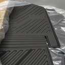 LASFIT Floor Mats for Jeep Grand Cherokee L 2021-2025 2026 (ONLY for 6 Seaters Without Center Console) All Weather Custom Fit Car Floor Liners Seatback Cargo Trunk Mat Black