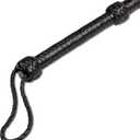 HADZAM Professional Equestrian Bull Whip for Horse Communication & Livestock Guidance - Premium Cowhide Leather Sport Whip for Equestrian Arts & Cattle Guidance