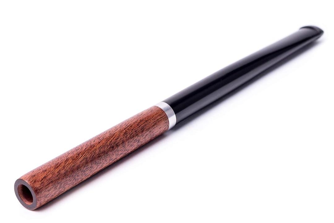 5" Cigarette Holder, fits Slim Cigarettes, Great for Roll Ups, Mahogany