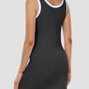 Hiverlay Women's Athletic Tennis Dress Scoop Neck Tank Dress | Sleeveless, UPF 50+, Activewear Golf Workouts Sports Exercise, Casual Summer Dress (M)