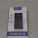 Radios Portable Am Fm, Battery Operated Radio with Headphone Jack & Back Clip, Pocket Radio with Long Range Reception for Seniors Elderly, Indoor Outdoor Camping Travel (Black)