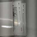 10 Pack BESTTEN Decorator Screwless Outlet Wall Plate, USWP4 Glossy Off White, 1 Gang Switch Cover, H4.69” x W2.91”