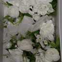 Ling's moment 6pcs Wedding Wrist Corsage Artificial Flowers, Girl/Mother Homecoming Prom Corsages Wristlet Dcor, etc. White Lily Valley