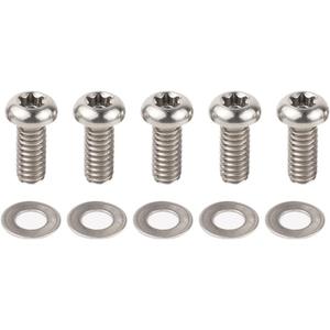 NICECNC 5pcs Titanium Alloy Derby Cover Screws Compatible with Harley CVO Road Glide/Street Glide,Fat Bob/Fat Boy,Road Glide/Road King,Softail Slim/Deluxe,Heritage Classic/Softail Classic,See FIT!