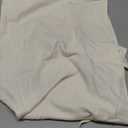 VHC Brands Simple Life Flax Solid Color Cotton Linen Blend Farmhouse Curtains Rod Pocket Drawstring Ties Prairie Panel Pair, Antique White Light Creme