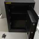 3.3 Cuft Large Home Safes Water and Fireproof, Fire proof Safes for Home Use, Anti-Theft Security Safe Box With Digital Keypad & Removable Shelf and Led Light, Money Safes for Documents Valuables (3.3 Cubic Feet)