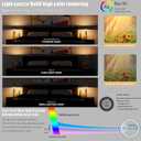 New Cordless Table/Desk Lamp, 8000mAh Rechargeable Battery Operated,Double Luminescence Dimming for Restaurant/Bedroom/Bars/Outdoor Party/Camping/Coffee Shop Night Light (Dark & Light Brown 1PACK)