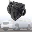 15093928 Black 14V 300A High Output Alternator Compatible with Hummer H2 2008-2009 Compatible with Cadillac Escalade & for Chevy Avalanche Suburban Tahoe & for GMC Yukon 2007-201115857608