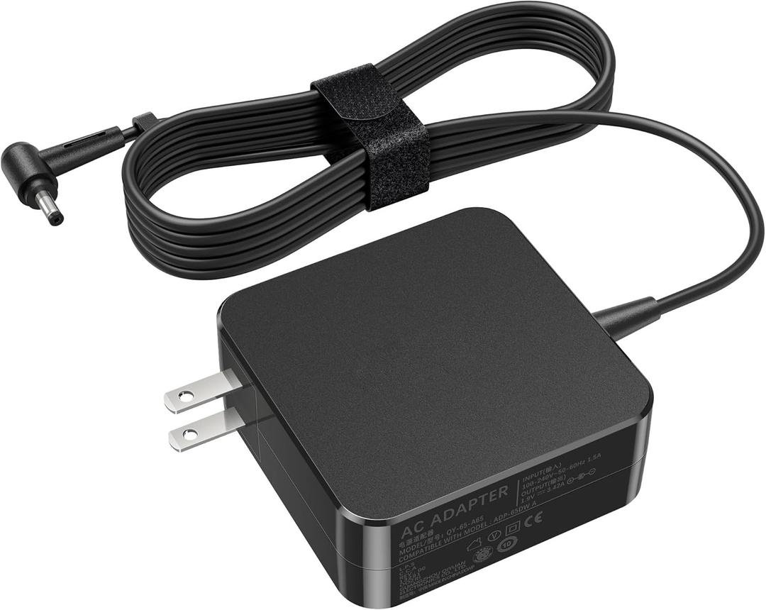 65W 45W Laptop Charger Compatible with Asus Vivobook 14 15 17, Flip 14 15, S13 S14 S15, 19V/3.42A AC Adapter Compatible with Go 12 14 15 X515 X515J X515E X515M X515JP X515MA Power Cord