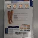 Truform Sheer Compression Stockings, 15-20 mmHg, Women's Knee High Length, 20 Denier, White, Small