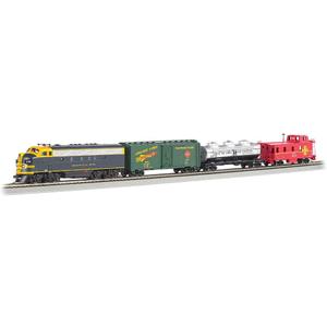 Bachmann Trains - Thunder Chief DCC Sound Value Ready To Run Electric Train Set - HO Scale Black 0.5 Liters