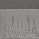 Kathfly 3 Pcs Christmas Acrylic Icicles 12 x 10 Inches Christmas Fake Icicle Proof Ornaments Drop Acrylic Shatter Xmas Garland Hanging Decorations for Xmas Tree Party Indoor Home Decor