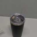 Panvola Motorcycle American Flag Motorcycle Gifts Vacuum Insulated Tumbler Rider Biker Motorcyclist US USA Retro Travel Mug with Lid and Straw 20 oz (Black, 20 oz)