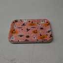 3 Pack Halloween Serving Trays 13 x 10 Inch Reusable Serving Platter Halloween Food Tray Halloween Snack Tray Halloween Pumpkin Ghost Spider Serving Tray Cute Birthday Party Supplies (Orange Pink)