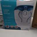 Homedics Bubble Mate Foot Spa, Toe Touch Controlled Foot Bath with Invigorating Bubbles and Splash Proof, Raised Massage Nodes and Removable Pumice Stone