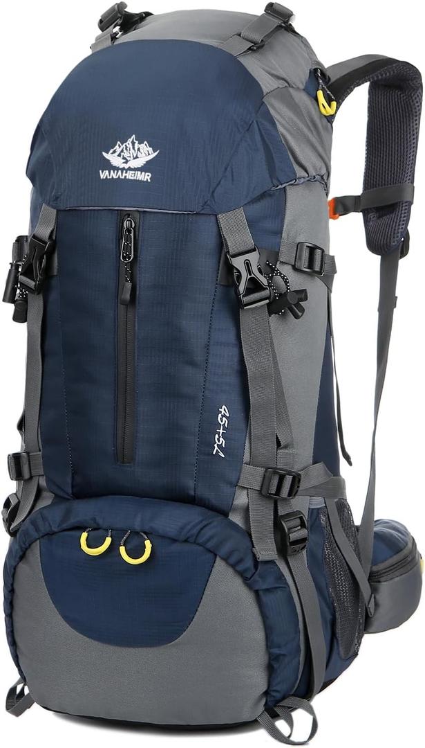 Esup 50L Hiking Backpack Men Camping Backpack with Rain Cover 45l+5l Lightweight Backpacking Backpack Travel Backpack