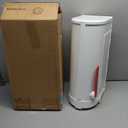 Postal Pro, The Hampton Mailbox, Durable Plastic, Easy to Install, Flag Included, White