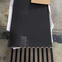 Art3d 2-Pack 108" x 12" Acoustic Wood Panels for Wall, Soundproof Wood Slat Panel for Wall and Ceiling, 3D Fluted Sound Absorbing Paneling for Interior Wall Decor, Living Room, Bedroom - Walnut