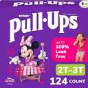 Pull-Ups Girls' Potty Training Pants, Size 2T-3T Training Underwear (16-34 lbs), 124 Count (4 packs of 31)
