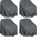 Amazon.com : HIYOUR COVER Outdoor Swivel Lounge Chair Cover 4 Pack,Waterproof Heavy Duty Outdoor Chair Covers, (33" W X 35" D X 38.5" H) Patio Furniture Cover : Patio, Lawn & Garden