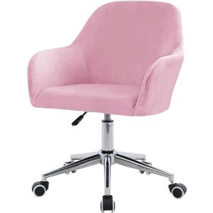 Velvet Office Chair Slipcover with Arms,Cover Chair for Vanity,Modern Office Computer Chair Protector,Stretch Wingback Dining Chair Cover Protector for Home Kitchen Living Room (1Pcs, Q)