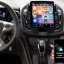 4+64G Car Stereo Radio for Ford Transit Connect 2014 2015 2016 2017 2018, 9.7 Android 13 HD Touchscreen Car Radio Stereo with CarPlay Android Auto, Support GPS Navi Bluetooth SWC DSP WiFi FM Camera