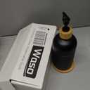 Prus Waso Black Soap Dispenser Bathroom, Lotion Pump Dispenser Perfect for Modern Soap Dispenser. (Black & Lotion)