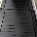 New Age Pet ECOFLEX 48" Wide Large Reptile Habitat, Mojave Lounge for Snakes, Tortoises & Lizards in Maple, Black, Easy Assembly, Sliding Glass Doors & Mesh Top