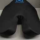 Everlasting Comfort Doctor Recommended Memory Foam Seat Cushion for Office Chairs & Car - Ergonomic Office Desk Accessories - Cushions for Tailbone Pain Relief, Sciatica & Back Support Pillow (Large, 01. Black)