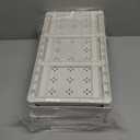 DEKAVA Cabinet, 2 Pack Under Sink Organizer, 2 Tier Sliding Bathroom Kitchen Organizer, Large White ABS Baskets, Easy Install & Clean