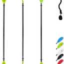 OCEANBROAD Kayak Paddle 86in/218cm, 90.5in/230cm, 95in/241cm Alloy Shaft Kayaking Boating Canoeing Oar with Paddle Leash