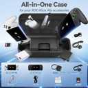 Hard Shell Carrying Case for ASUS ROG Xbox Ally / X (2025), Protective Travel Bag Fit ROG Game Console and Adapter with Screen Protector & Thumbstick Cap, Storage Pouch for Xbox Ally X Accessories