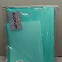 Henoyso 24 Pcs School and Home 2 Pocket Folders with 4 Clear Inner Pockets Plastic Heavy Duty Homework Folders Parent Teacher Communication for Student Home Office Classroom,11 x 9 Inch (Green)